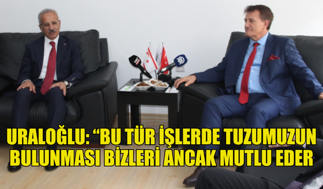 BAYINDIRLIK VE ULAŞTIRMA BAKANI ARIKLI, TC ULAŞTIRMA VE ALTYAPI BAKANI URALOĞLU İLE GÖRÜŞTÜ