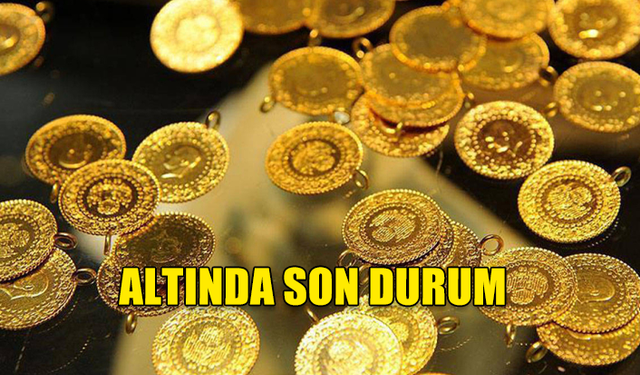 GRAM ALTIN YENİ HAFTAYA DÜŞÜŞLE BAŞLADI