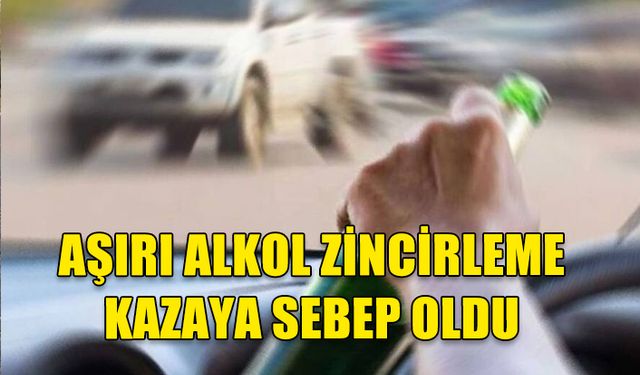 GİRNE-ALSANCAK YOLUNDA ZİNCİRLEME TRAFİK KAZASI: ALKOLLÜ SÜRÜCÜ SEBEP OLDU