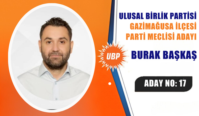 BURAK BAŞKAŞ, ULUSAL BİRLİK PARTİSİ PARTİ MECLİS ÜYELİĞİNE ADAY OLDU