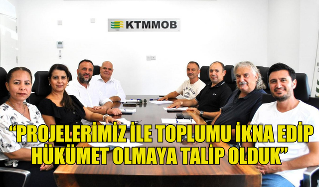 TOPLUMCU DEMOKRASİ PARTİSİ, MÜHENDİS VE MİMAR ODALARI BİRLİĞİ’Nİ ZİYARET ETTİ