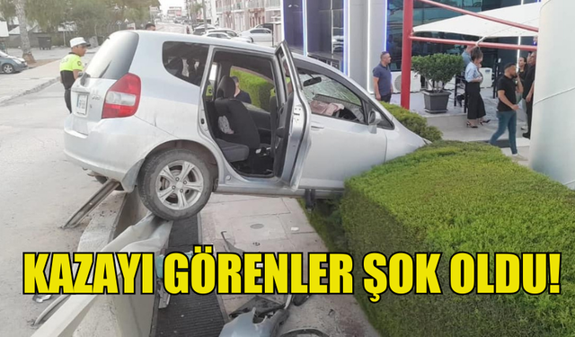 GAZİMAĞUSA-İSKELE ANAYOLU'NDA MEYDANA GELEN KAZA GÖRENLERİ ŞOK ETTİ!