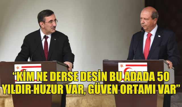 TATAR VE YILMAZ ORTAK BASIN TOPLANTISINDA KONUŞTU