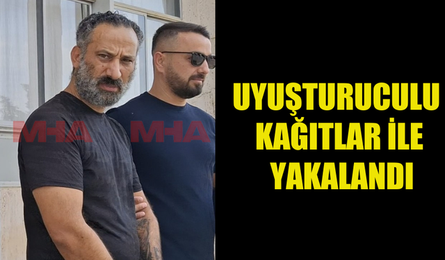 İSKELE'DE BİR ŞAHIS UYUŞTURUCULU KAĞITLAR İLE YAKALANDI