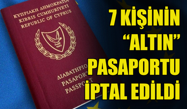 İGOR KOLOMOYSKİ VE DİĞER 7 KİŞİNİN “ALTIN” PASAPORTLARI İPTAL EDİLDİ