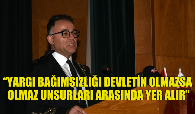 YÜKSEK MAHKEME BAŞKANI ÖZERDAĞ: “KAMUSAL ALANDA DENETİM ŞART”