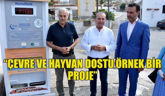 ATAOĞLU: “ÇEVRE VE HAYVAN DOSTU ÖRNEK BİR PROJE”