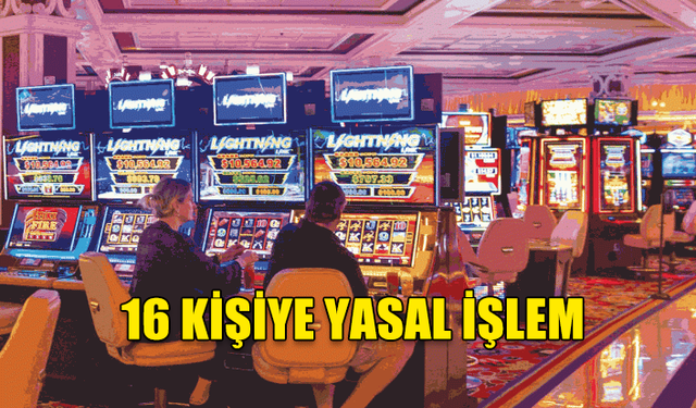 GİRNE'DE GERÇEKLEŞTİRİLEN KUMARHANE DENETİMLERİNDE 16 KİŞİYE YASAL İŞLEM BAŞLATILDI