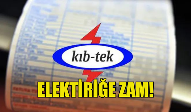 ELEKTRİĞE YÜZDE 15 ZAM