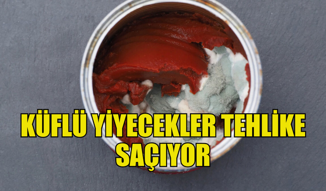 KÜFLENMİŞ YİYECEKLERİ TÜKETMEK SAĞLIĞINIZI TEHLİKEYE ATABİLİR!