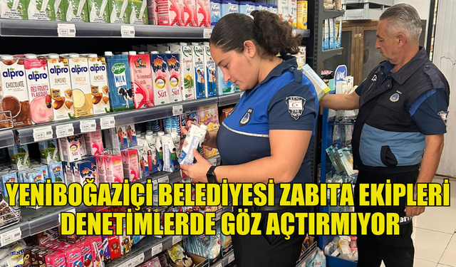 YENİBOĞAZİÇİ BELEDİYESİ ZABITA EKİPLERİ DENETİMLERE HIZ KESMEDEN DEVAM EDİYOR