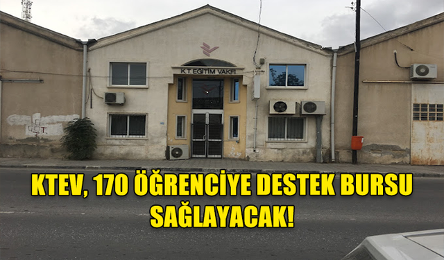 KTEV, 170 ÖĞRENCİYE DESTEK BURSU SAĞLAYACAK!