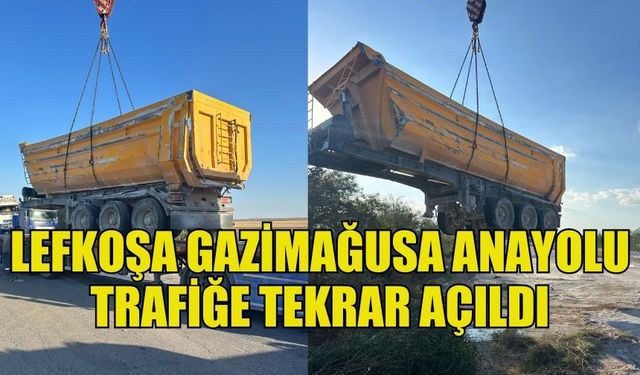 PİRHAN'DA YAŞANAN KAZA SONRASI YOL YENİDEN TRAFİĞE AÇILDI