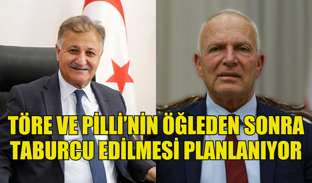 MECLİS BAŞKANI ZORLU TÖRE VE MİLLETVEKİLİ ALİ PİLLİ TABURCU EDİLİYOR