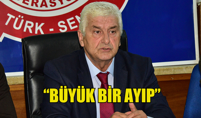 ARSLAN BIÇAKLI: “BÜYÜK BİR AYIP”