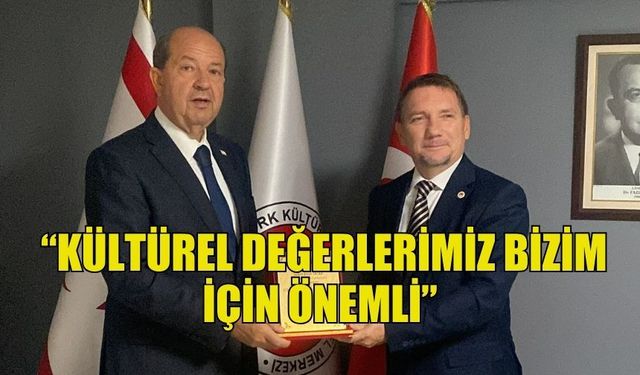 TATAR VE KORUKOĞLU, KIBRIS TÜRK KÜLTÜR DERNEĞİ GENEL MERKEZİ’Nİ ZİYARET ETTİ