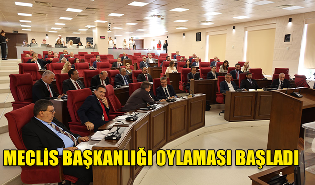 MECLİS BAŞKANLIĞI OYLAMASI BAŞLADI !