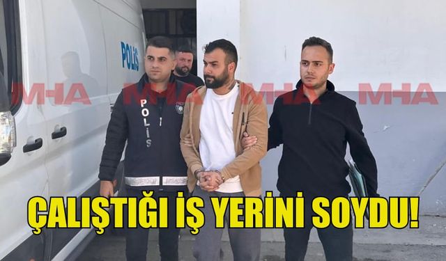 GAZİMAĞUSA’DA BİR ŞAHIS ÇALIŞTIĞI YERİ SOYDU