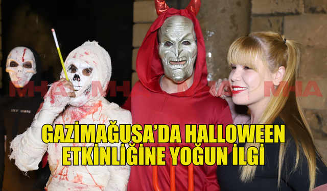 GAZİMAĞUSA'DA RENKLİ HALLOWEEN KUTLAMASI