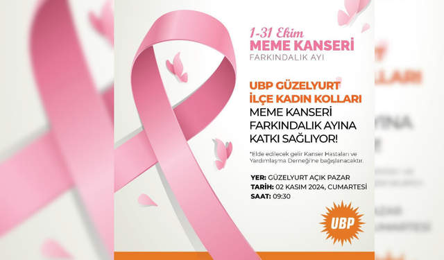 UBP GÜZELYURT KADIN KOLLARINDAN KANSER HASTALARINA ANLAMLI DESTEK!