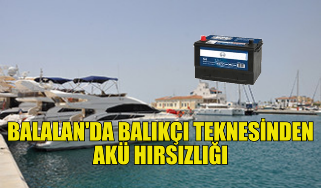 BALIKÇI BARINAĞI’NDA AKÜ ÇALAN ZANLI H.T. GÖZALTINA ALINDI