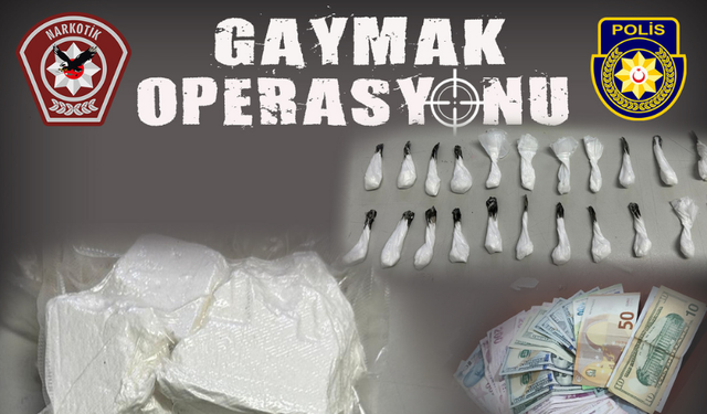 GİRNE’DE UYUŞTURUCU OPERASYONU: 420 GRAM KOKAİN ELE GEÇİRİLDİ