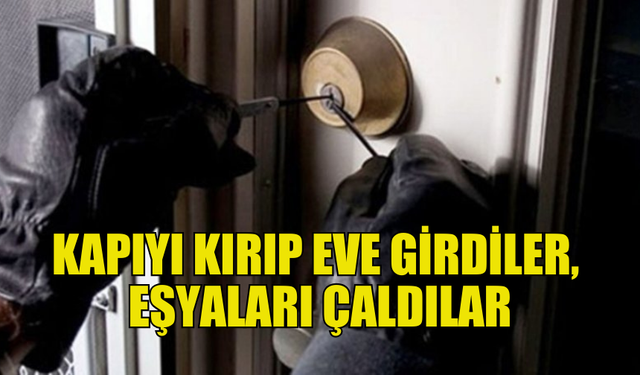 GÜZELYURT’TA EVDEN TELEVİZYON, HALI VE BİSİKLET ÇALINDI