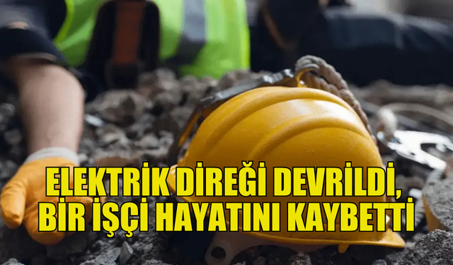 ELEKTRİK DİREĞİ ÇALIŞMASINDA FACİA: TAIMOOR ANSAR HAYATINI KAYBETTİ