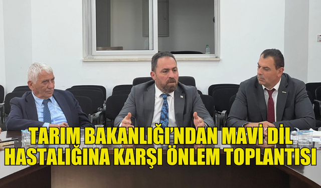 MAVİ DİL HASTALIĞINA KARŞI ÇİFTÇİLERE BİLGİLENDİRME YAPILDI