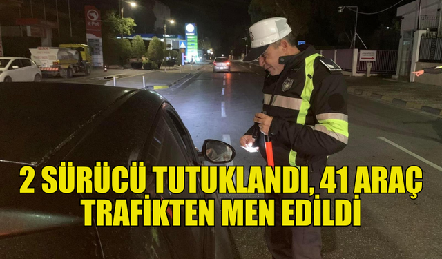 TRAFİK DENETİMLERİNDE 380 SÜRÜCÜ RAPOR EDİLDİ…