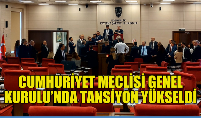 MECLİS GENEL KURULU'NDA TARTIŞMA YAŞANIYOR