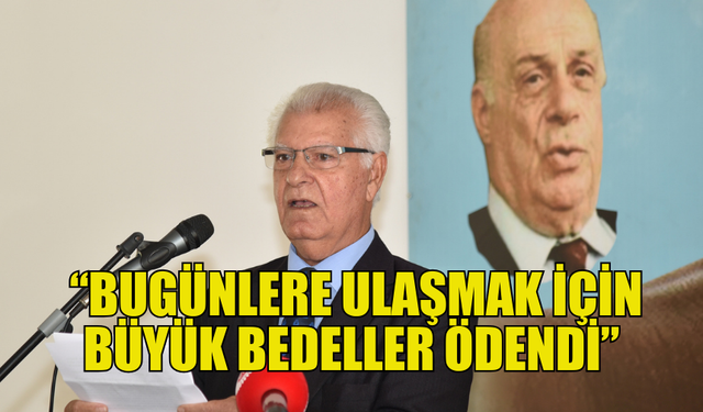 BAYAR: “BUGÜNLERE ULAŞMAK İÇİN BÜYÜK BEDELLER ÖDENDİ, DEĞERİ İYİ BİLİNMELİ”