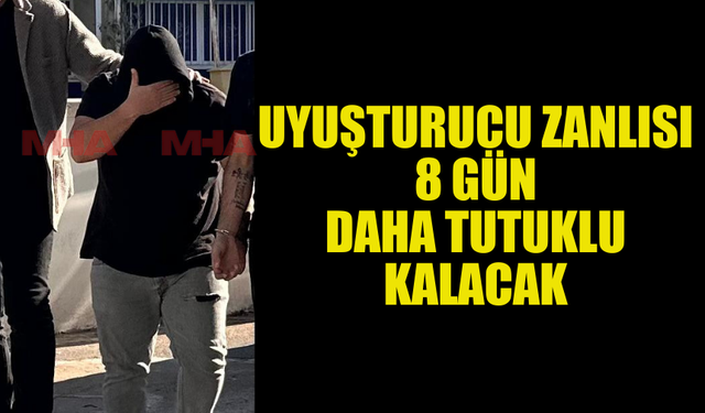 GAZİMAĞUSA'DA UYUŞTURUCU İLE YAKALANAN ZANLIYA EK TUTUKLULUK VERİLDİ