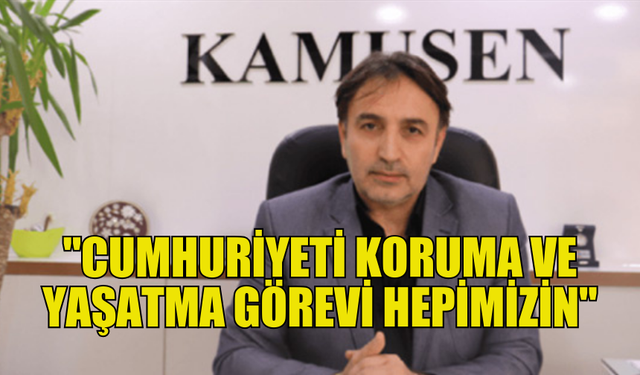 ATAN'DAN 15 KASIM MESAJI: "CUMHURİYETİMİZİ KORUYUP İLERİYE TAŞIYACAĞIZ"