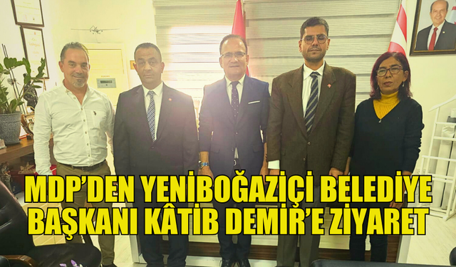 MDP'DEN YBB BAŞKANI KÂTİP DEMİR'E ZİYARET