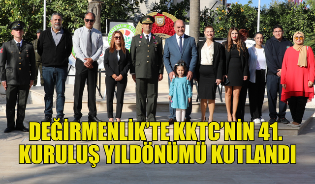 CUMHURİYET BAYRAMI DEĞİRMENLİK’TE ANLAMLI TÖRENLE KUTLANDI