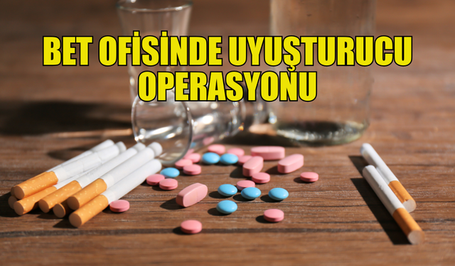 LEFKOŞA’DA BET OFİSİNDE UYUŞTURUCU ELE GEÇİRİLDİ