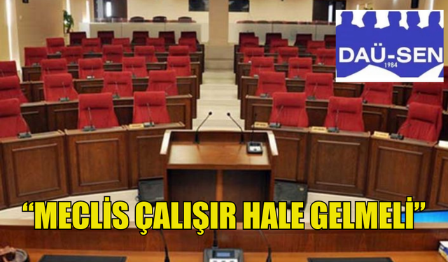 DAÜ-SEN'DEN MECLİS'E ÇÖZÜM ÇAĞRISI