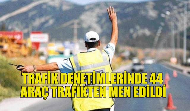 ÜLKEDE 2 BİN 157 ARAÇ DENETLENDİ, 417 SÜRÜCÜ RAPOR EDİLDİ