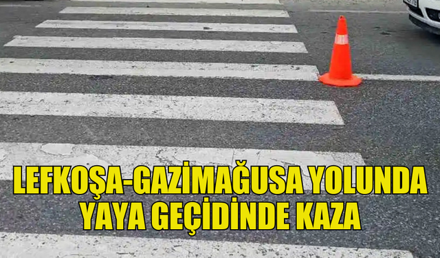 DİKKATSİZ SÜRÜCÜ YAYA GEÇİDİNDE KADINA ÇARPTI