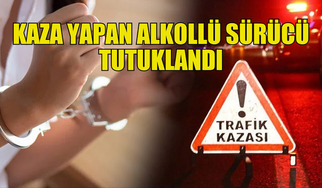 GİRNE-LEFKOŞA ANAYOLU'NDA ALKOLLÜ SÜRÜCÜ KAZA YAPTI