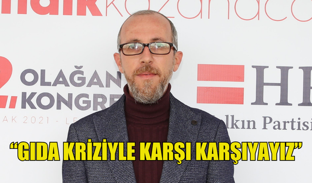 ALAS: “GIDA KRİZİYLE KARŞI KARŞIYAYIZ”