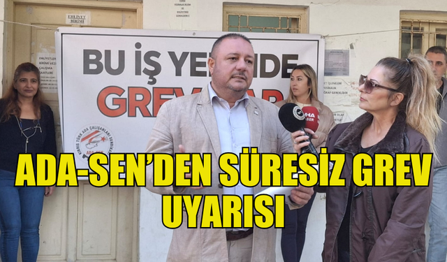 MAĞUSA EHLIYET ŞUBESINDE TAM GÜN GREV BAŞLADI