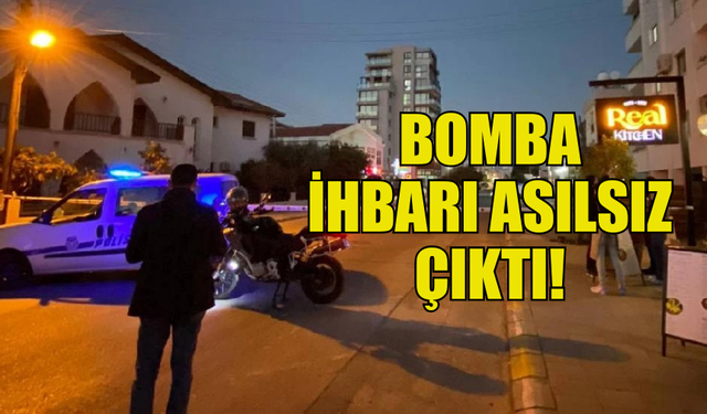 BOMBA İHBARI BOŞA ÇIKTI: ÇANTADA SADECE KIYAFET VARDI