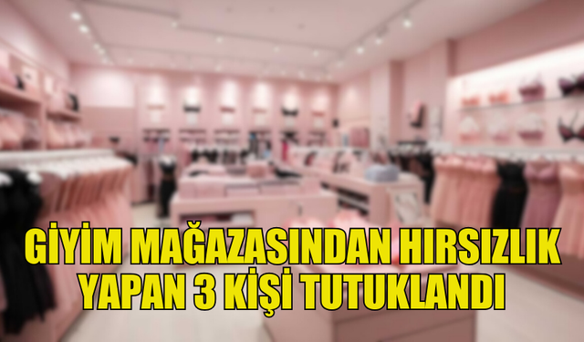 MAĞAZA HIRSIZLARI İKAMETLERİNDE ÇALINAN ÜRÜNLERLE YAKALANDI