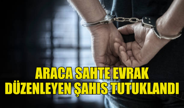 LEFKOŞA’DA EVRAKTA SAHTECİLİK YAPAN 21 YAŞINDAKİ ŞAHIS TUTUKLANDI