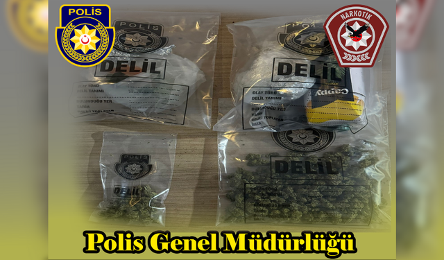 GİRNE’DE UYUŞTURUCU OPERASYONU: 100 GRAM SKUNK ELE GEÇİRİLDİ