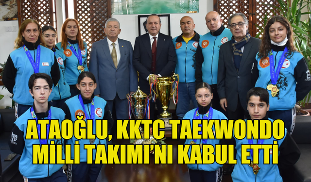 FİKRİ ATAOĞLU, TAEKWONDO FEDERASYONU BAŞKANI GÖKBİLEN'E TEŞEKKÜR ETTİ