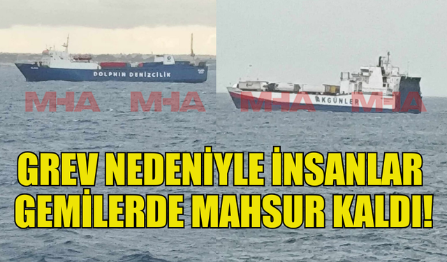 GENEL GREV GAZİMAĞUSA LİMANI’NI VURDU: İNSANLAR GEMİLERDE MAHSUR KALDI