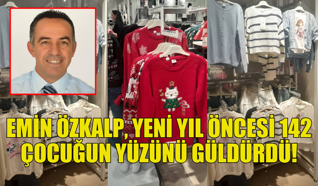 EMİN ÖZKALP YİNE ÇOCUKLARI SEVİNDİRDİ